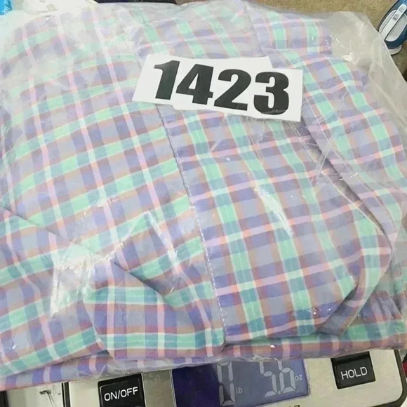 J. Crew Slim Fit Light Weight Plaid Button down Long sleeve  Men's Shirt M - Picture 6 of 6